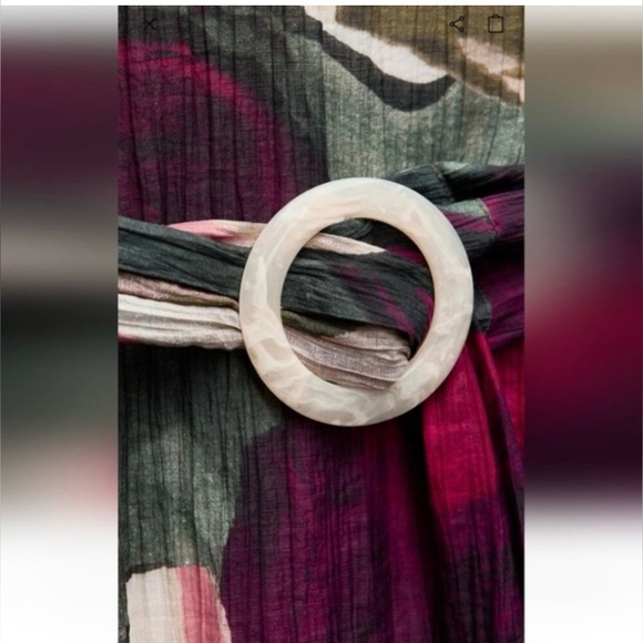 Zara Asymmetrical Multicolor Maxi Dress - Picture 5 of 7